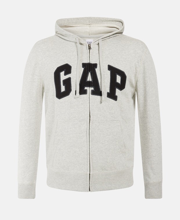 

Толстовка с капюшоном Gap, светло-серый