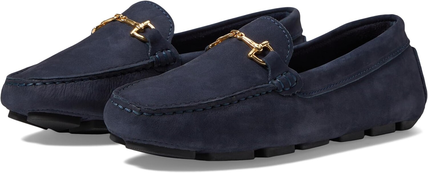 

Лоферы Driver with Polished Bit Massimo Matteo, цвет Navy Nubuck