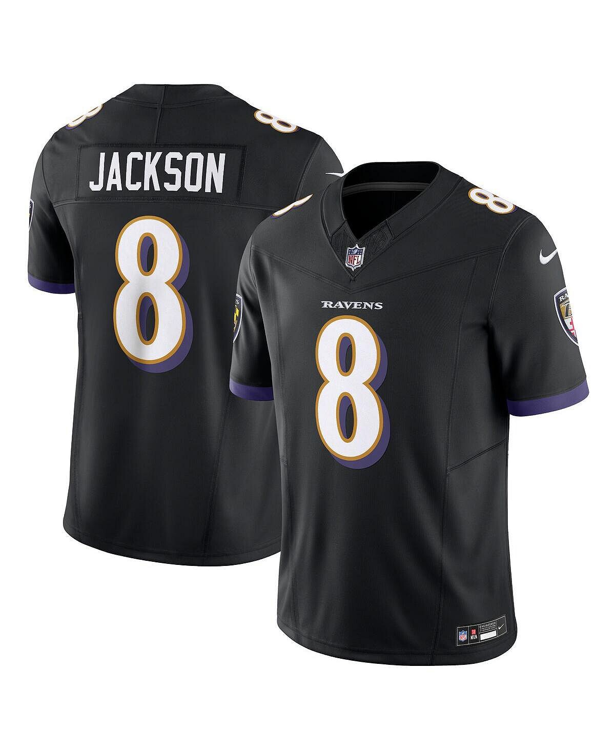 

Мужские кроссовки Lamar Jackson Black Baltimore Ravens Vapor F.U.S.E. Ограниченный Джерси Nike