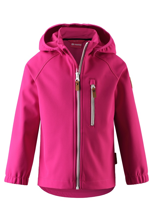 Куртка детская Reima Softshell Vantti, розовый куртка детская reima softshell vantti темно синий