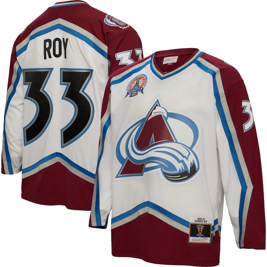 

Джерси Mitchell & Ness Colorado Avalanche, белый