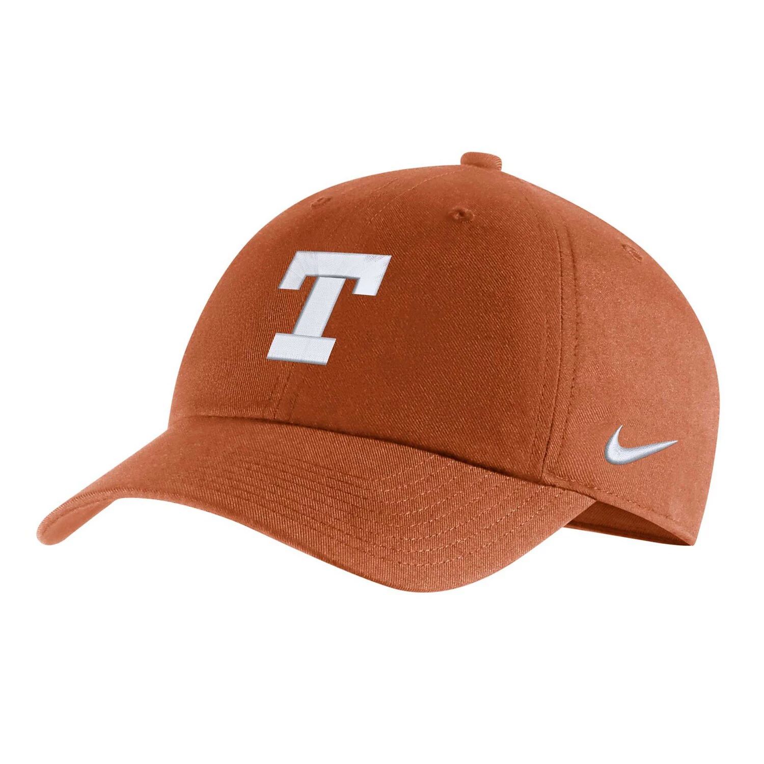 

Мужская регулируемая кепка с логотипом Nike Texas Orange Texas Longhorns Heritage86