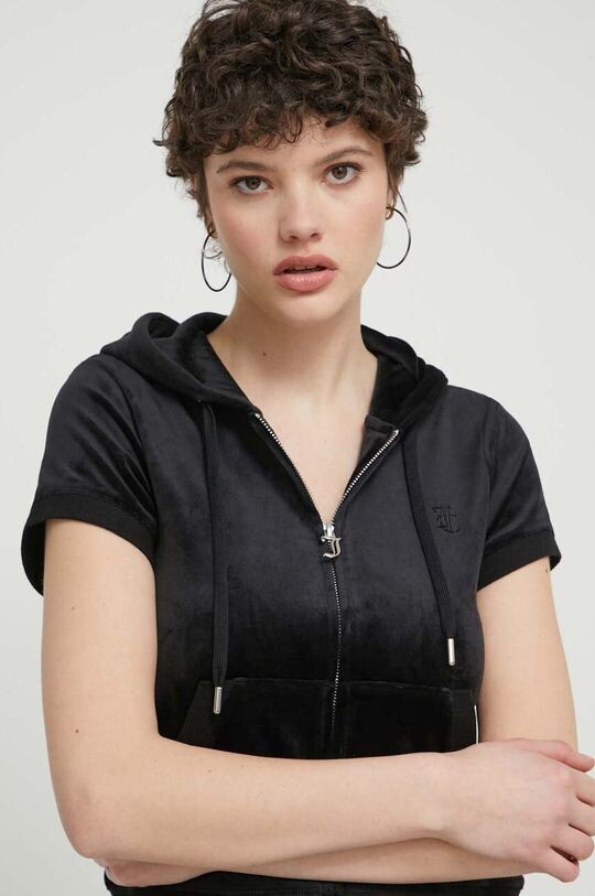 

Бархатная толстовка Juicy Couture, черный