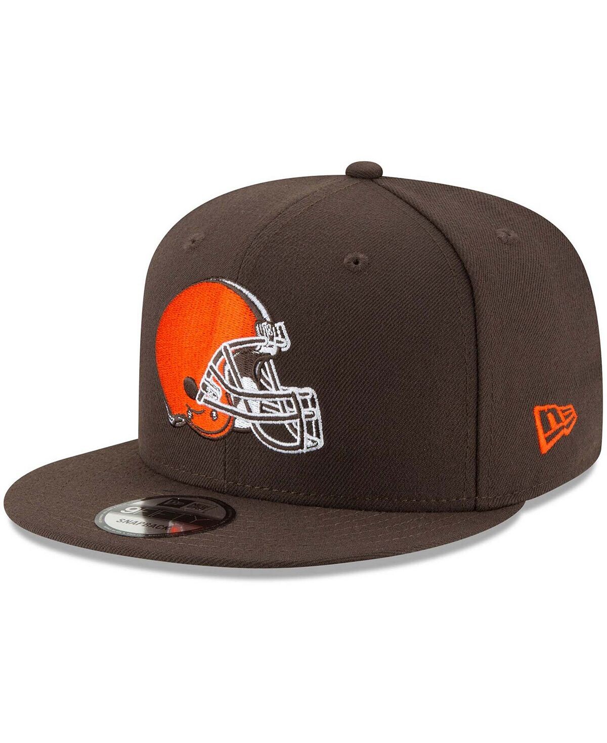 

Мужская коричневая регулируемая шляпа Snapback Cleveland Browns Basic 9FIFTY New Era