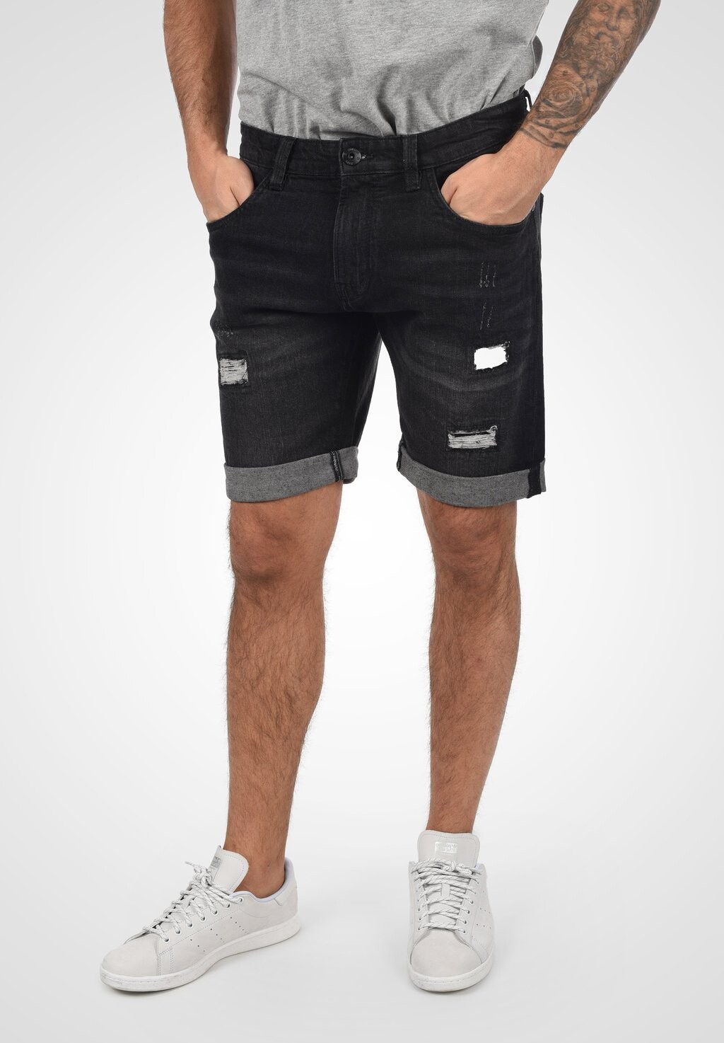 

Джинсовые шорты INDICODE JEANS, черный