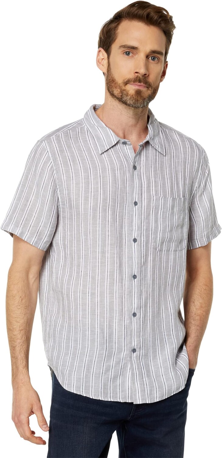 

Рубашка Short Sleeve Perfect - 100% Linen Madewell, цвет Baseball Multi Stripe