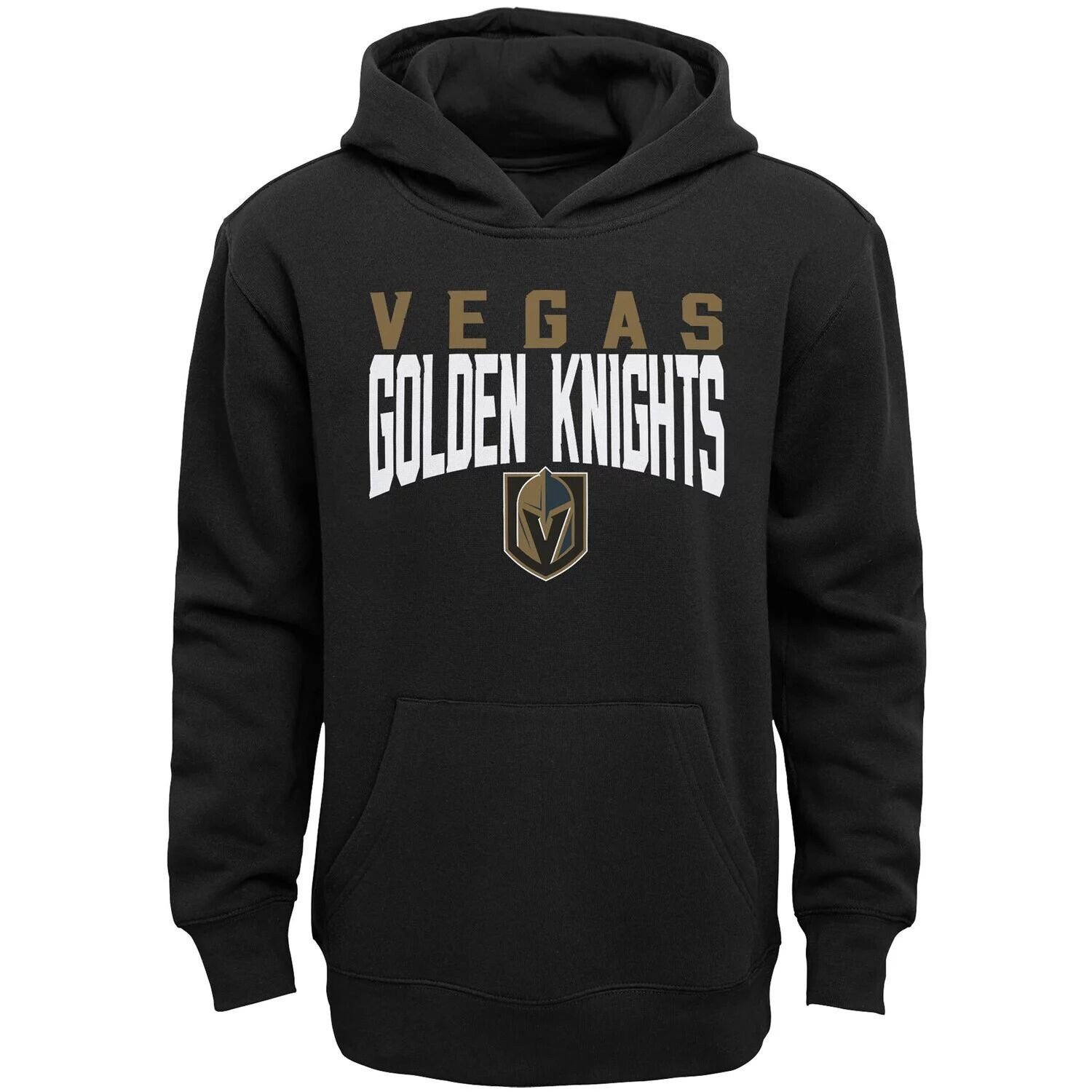 

Комплект с капюшоном и брюками для младенцев черного/серого цвета Vegas Golden Knights с расклешенным пуловером Outerstuff