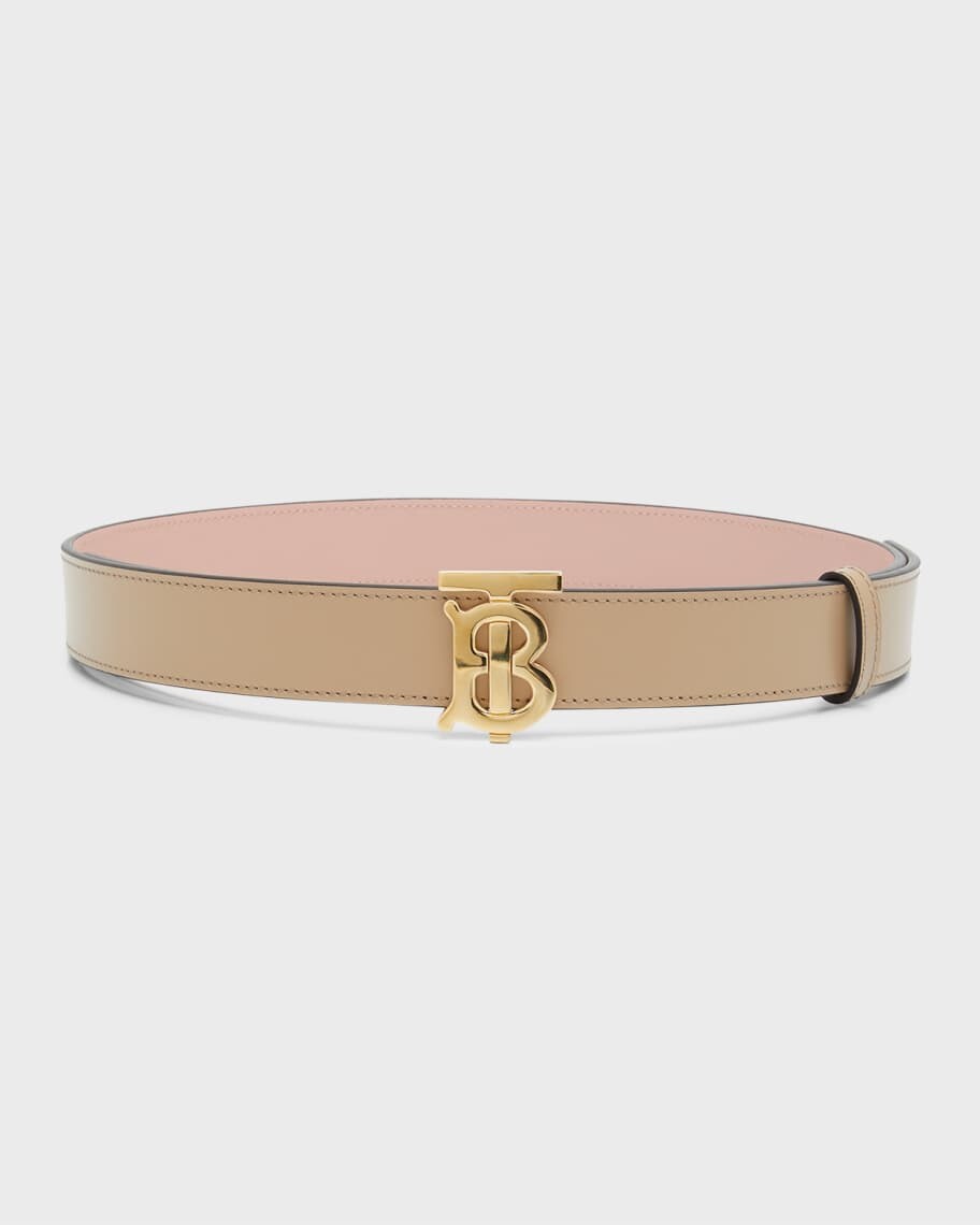 

Кожаный ремень с монограммой TB Burberry