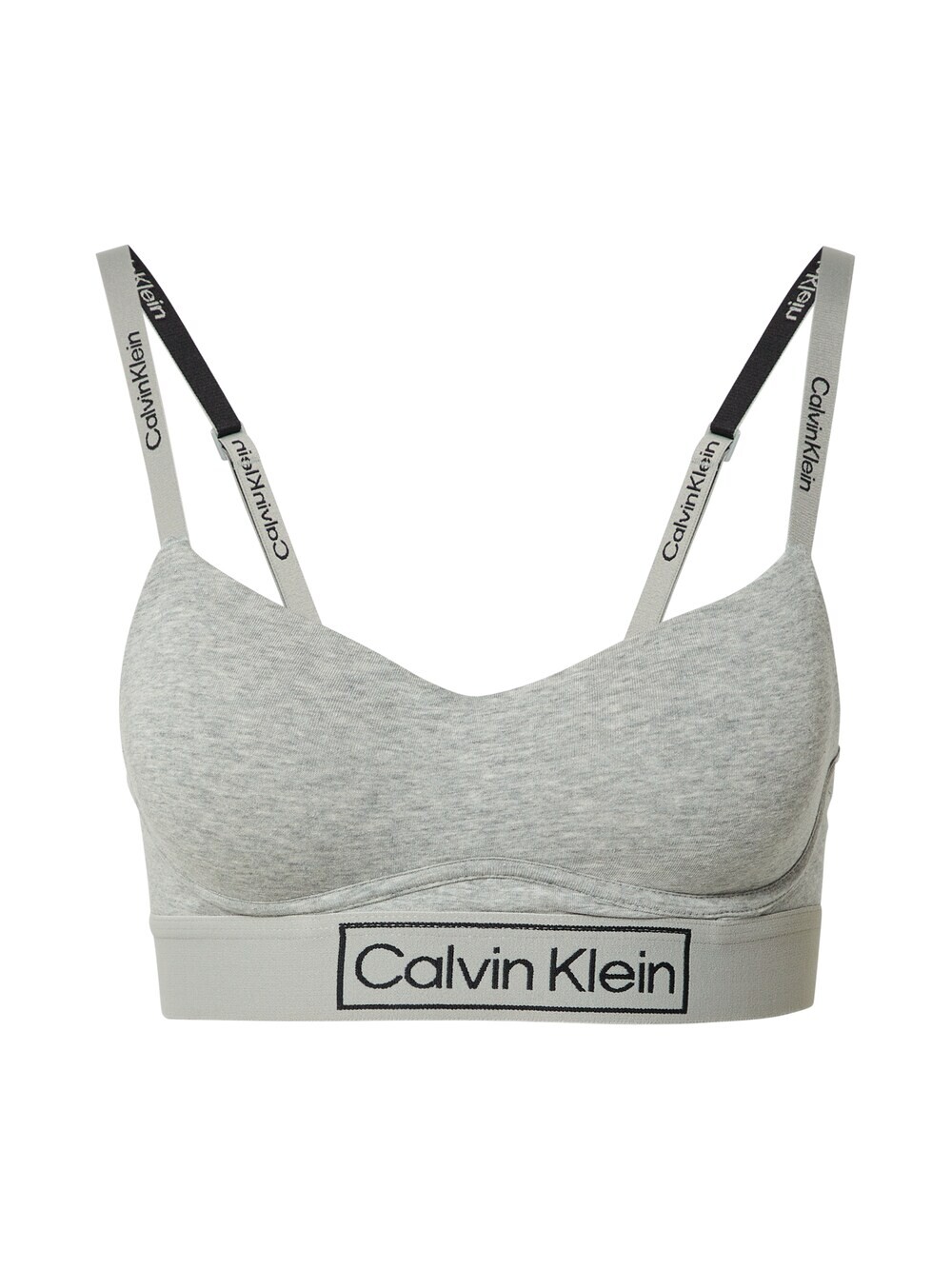 

Бюстгальтер без косточек Calvin Klein Underwear, пестрый серый