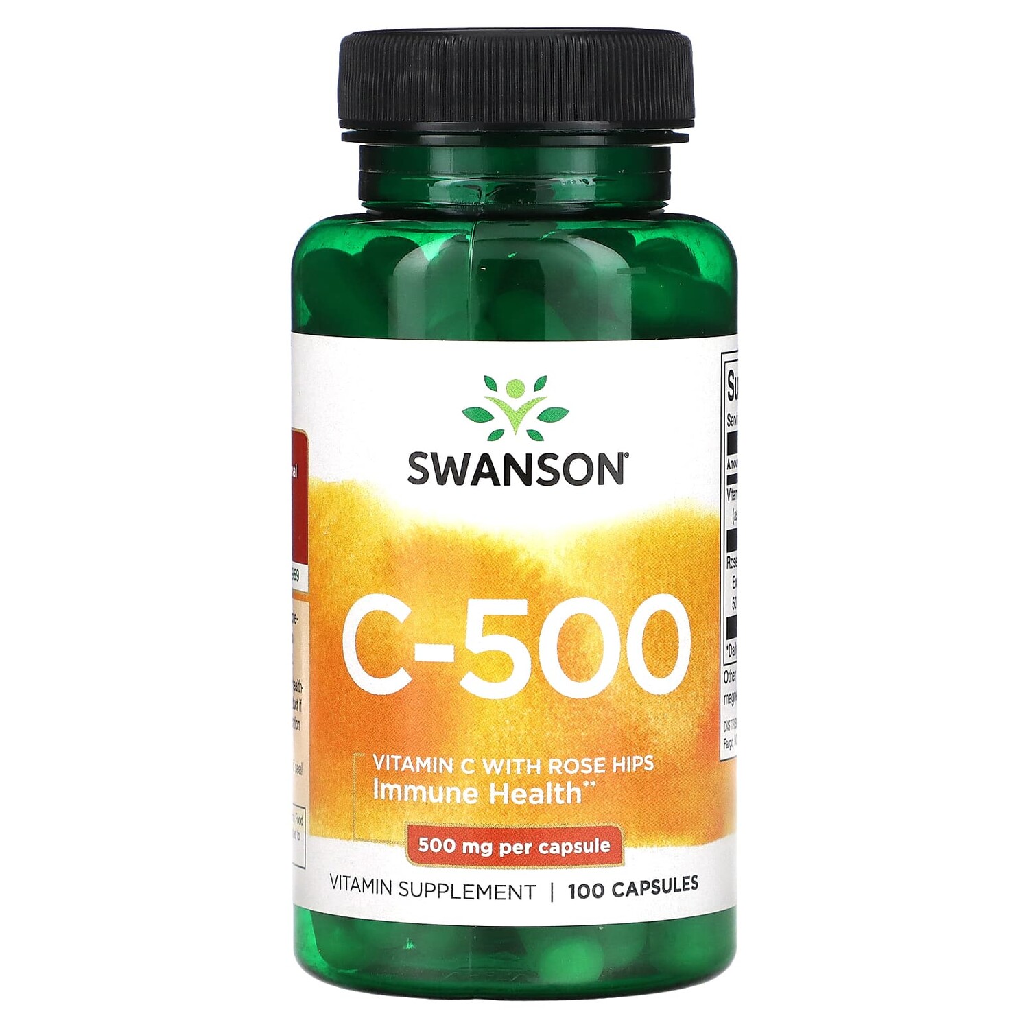 

C-500, 500 мг, 100 капсул, Swanson