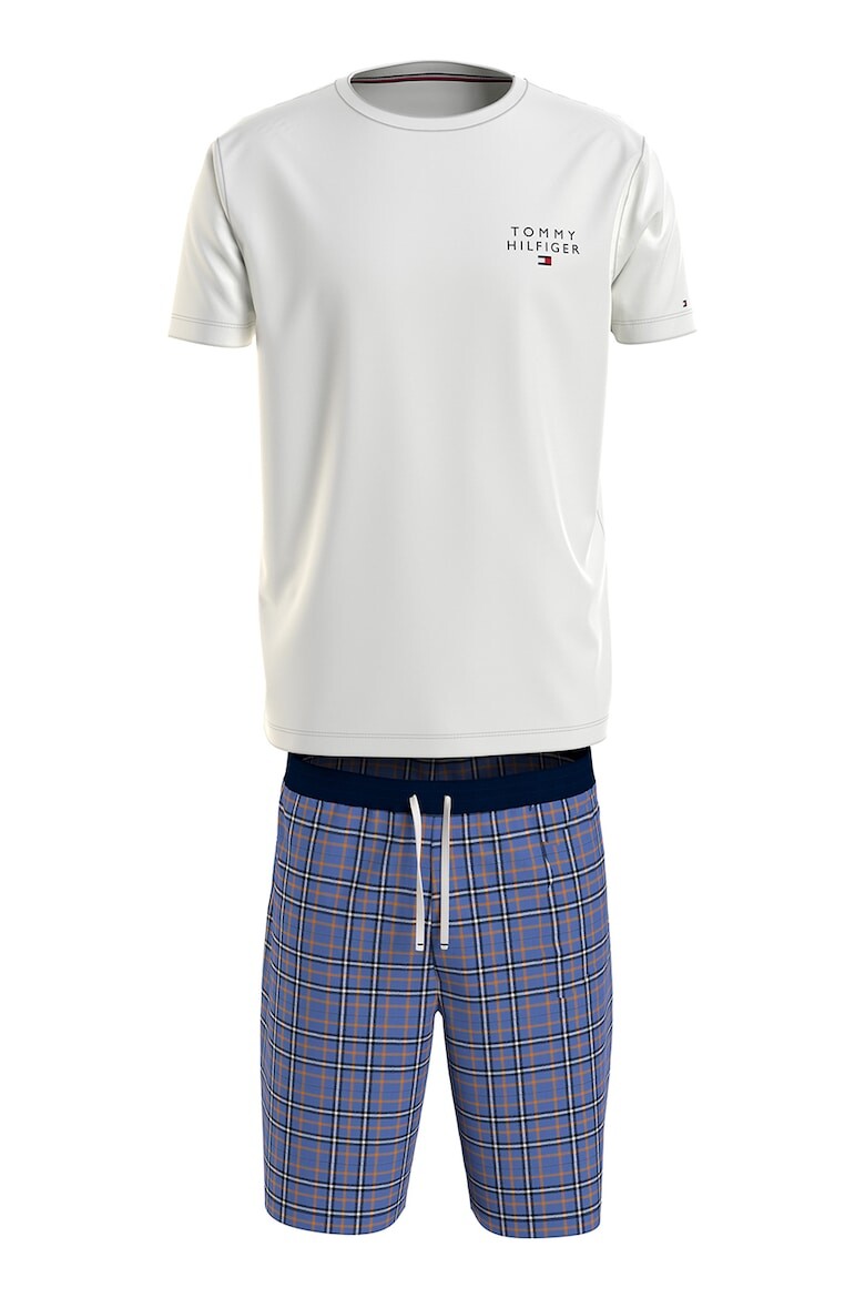 

Короткая пижама из натурального хлопка Tommy Hilfiger, белый