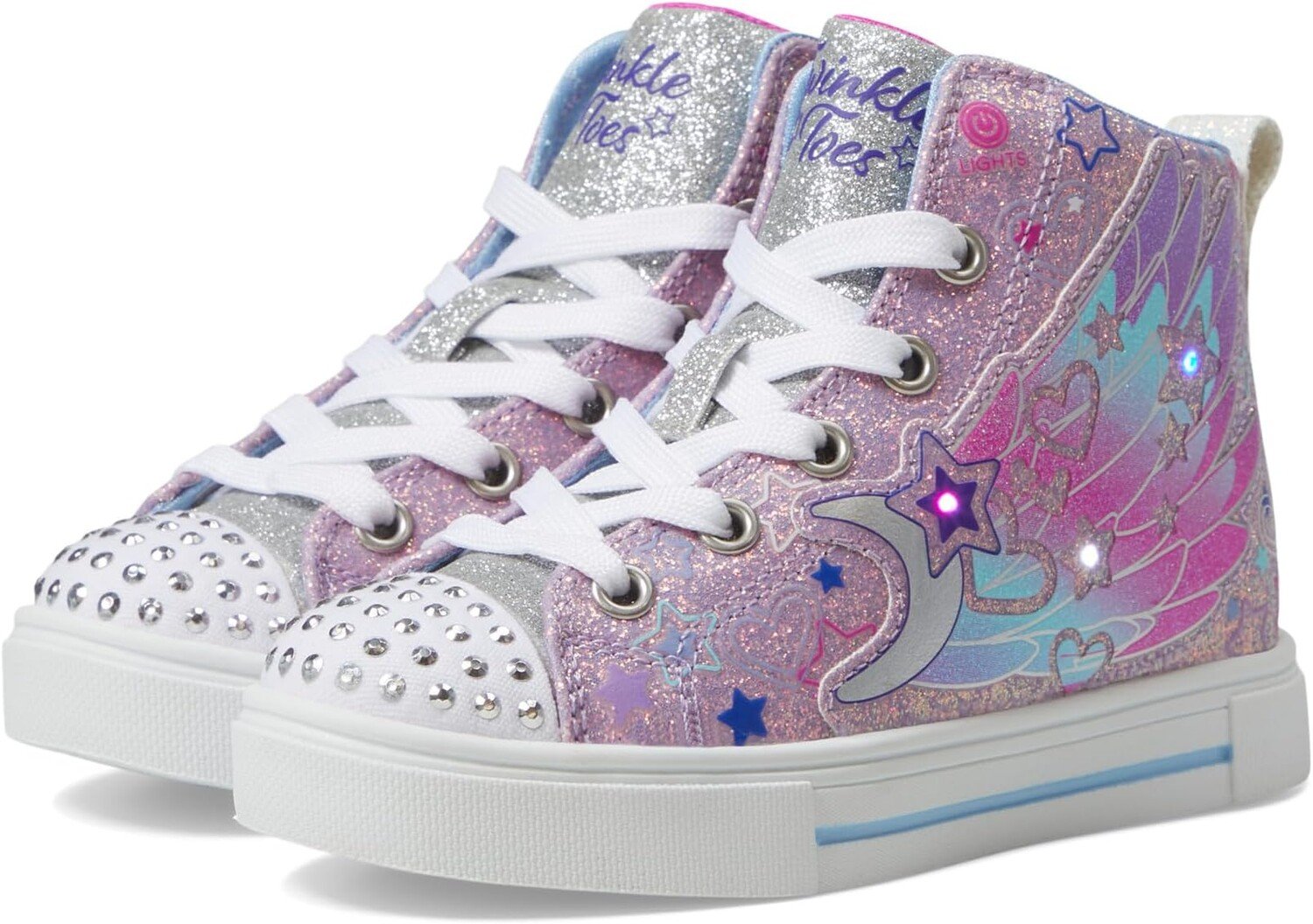 

Кроссовки Twinkle Sparks - Galaxy Glitz 314806L SKECHERS KIDS, цвет Lavender/Multi