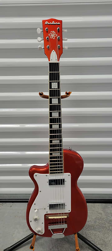Электрогитара Eastwood Airline H44 DLX Left-Handed 2010s - Copper