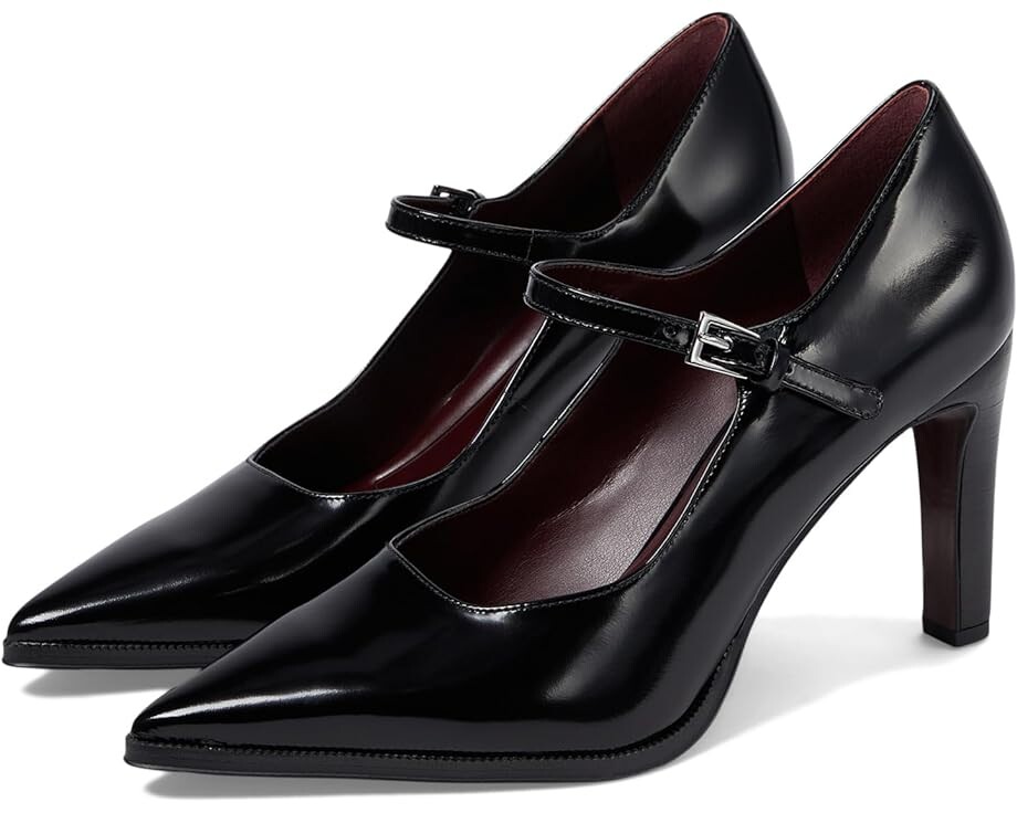 

Туфли Franco Sarto Athena Pointed Toe Mary Jane Pumps, черная кожа