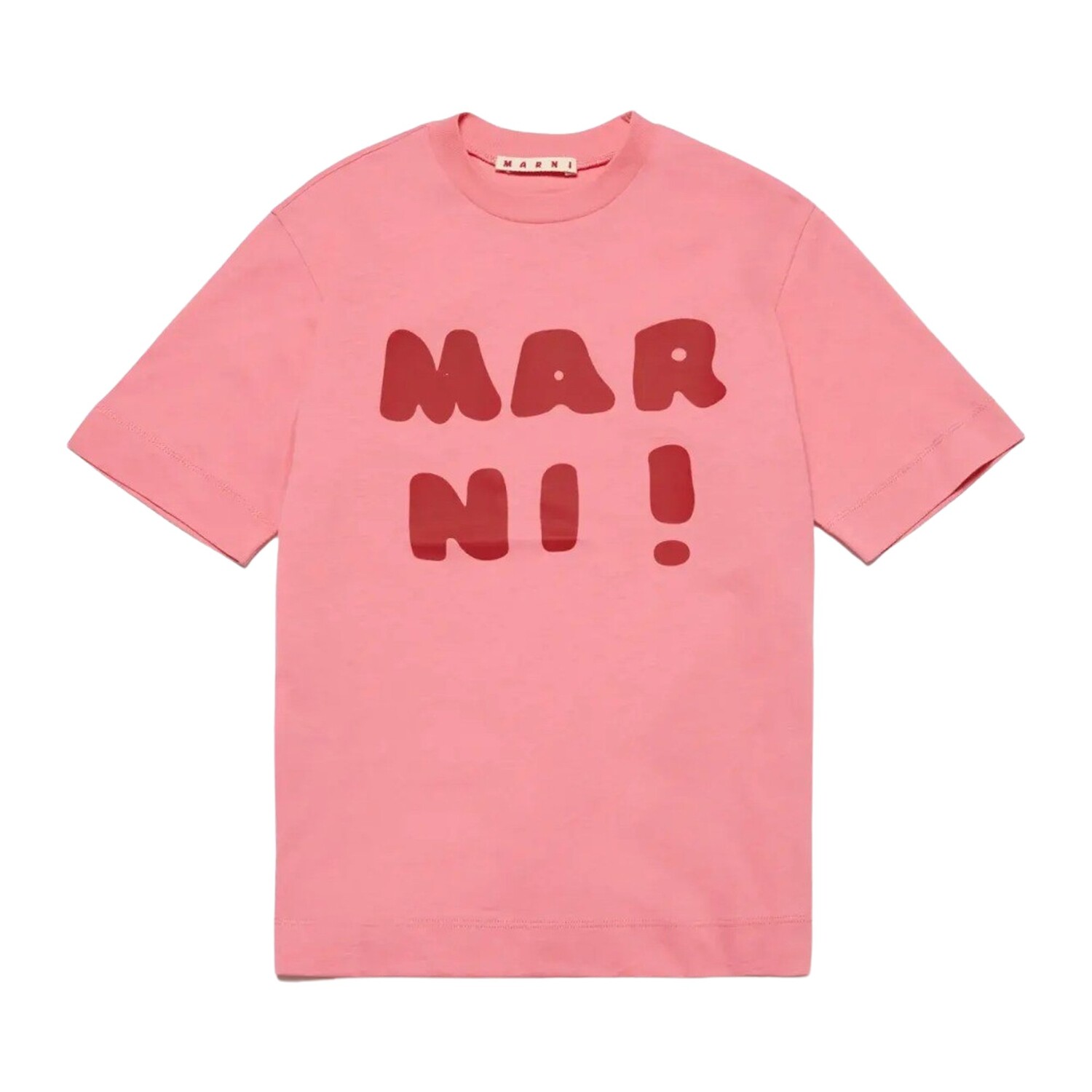 

Детская футболка с логотипом Marni, цвет Розовый