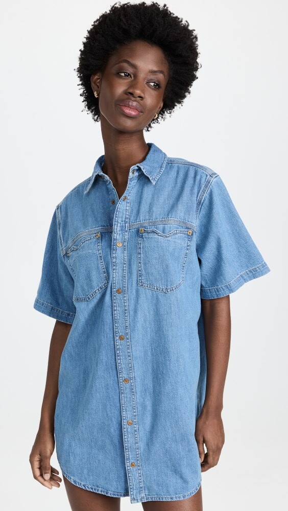 

Платье RE/DONE Oversized Shirt
