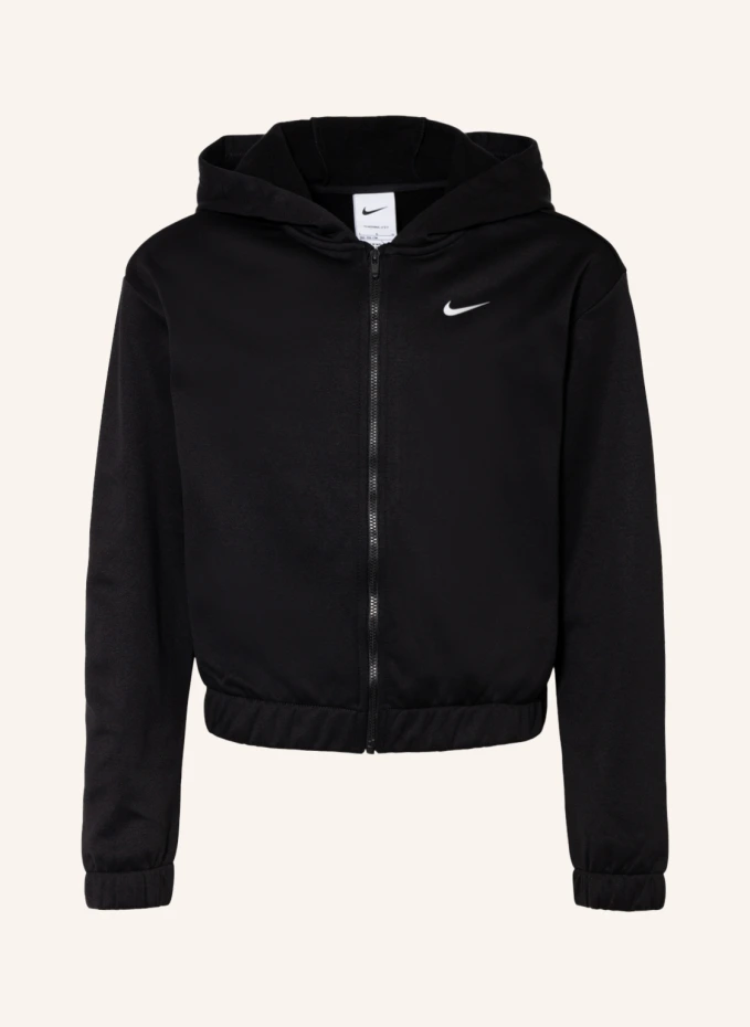 

Укороченная толстовка therma-fit Nike, черный