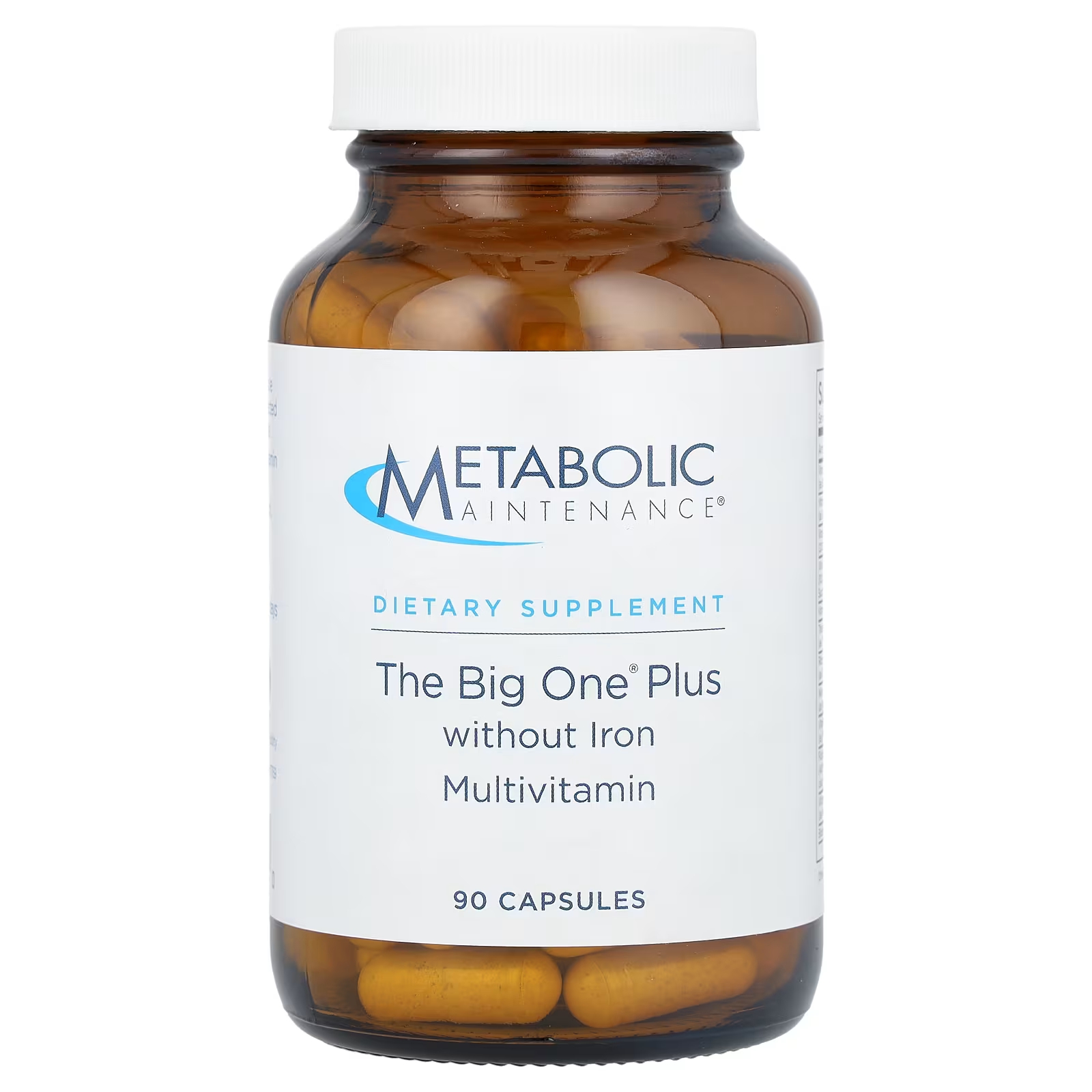 Мультивитамины Metabolic Maintenance Big One Plus без железа, 90 капсул метаболическое обслуживание the big one без железа 90 капсул metabolic maintenance