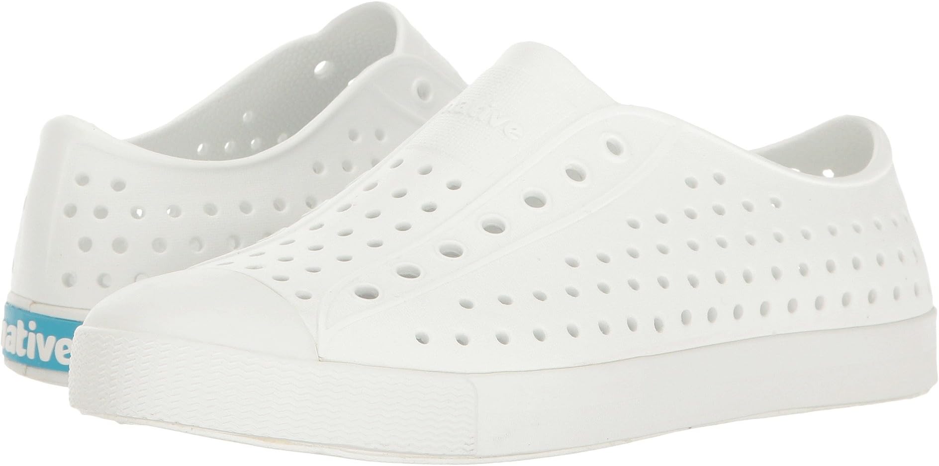 Кроссовки Jefferson Slip-on Sneakers Native Shoes Kids, цвет Shell White/Shell White цена и фото