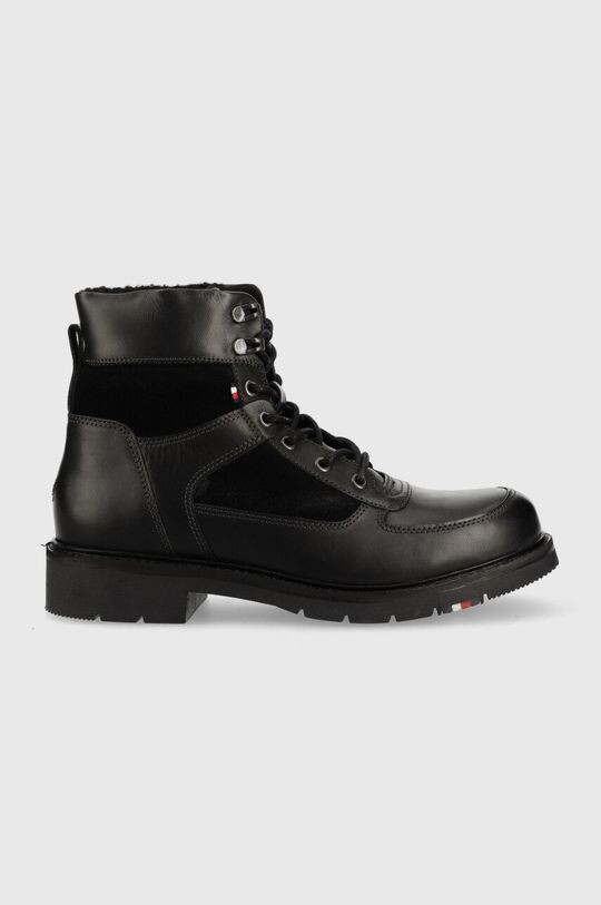 

Кожаные ботинки Tommy Hilfiger, черный