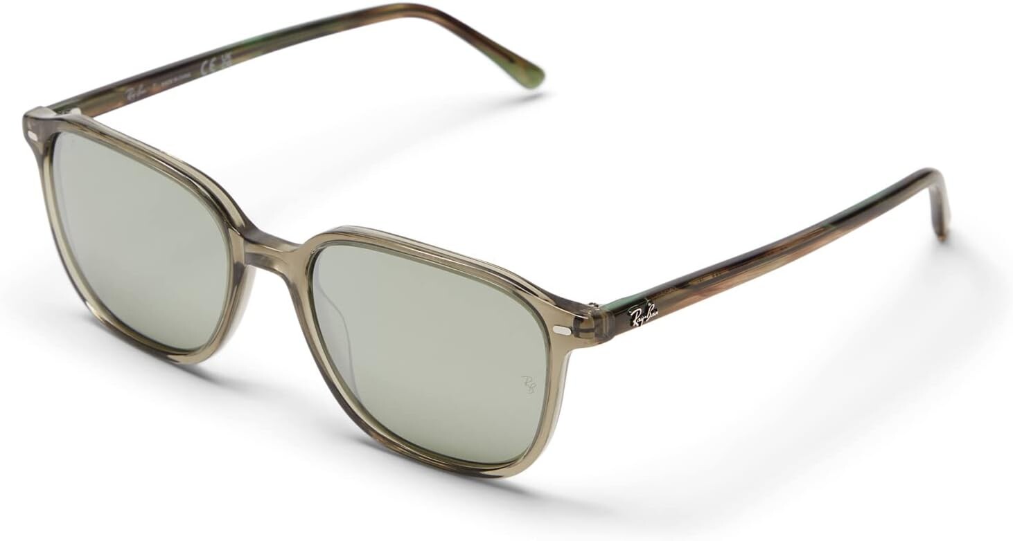 

Солнцезащитные очки 0RB2193 Leonard Ray-Ban, цвет Transparent Green/Grey Mirrored