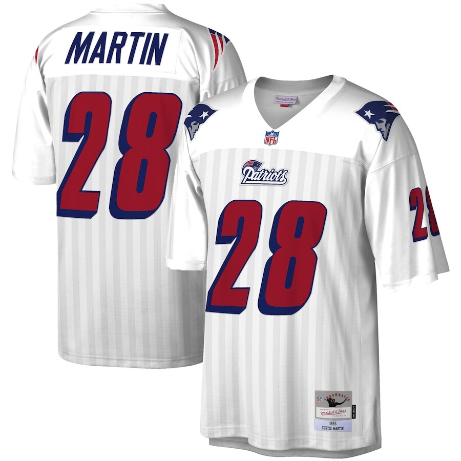 

Джерси Mitchell & Ness New England Patriots, белый