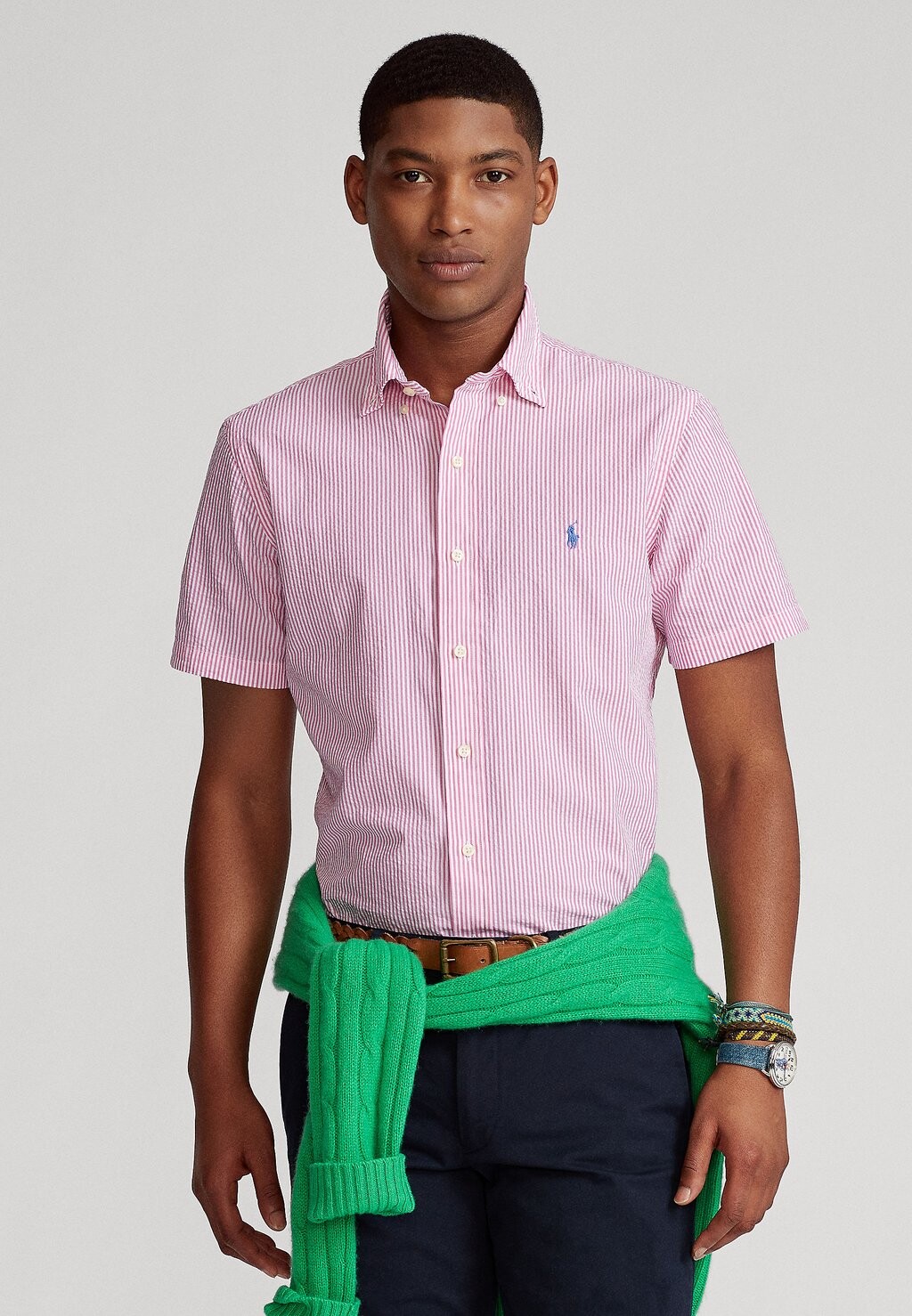 

Рубашка Short Sleeve Sport Polo Ralph Lauren, цвет rose/white