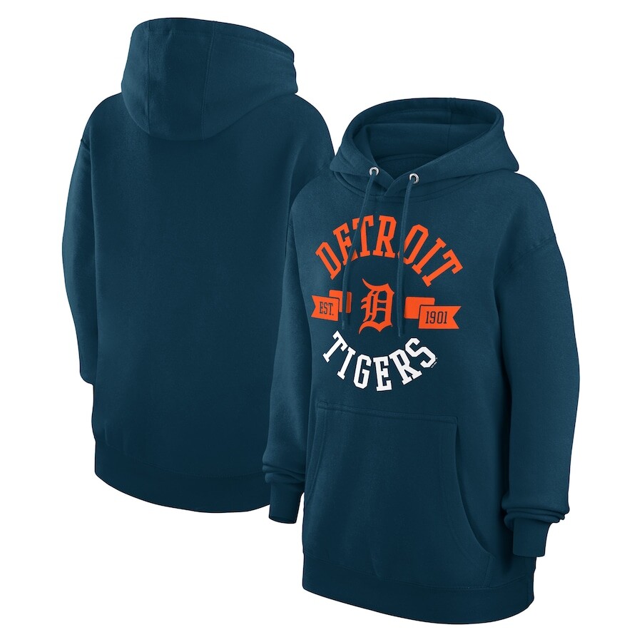 

Пуловер с капюшоном G-III 4Her by Carl Banks Detroit Tigers, нави