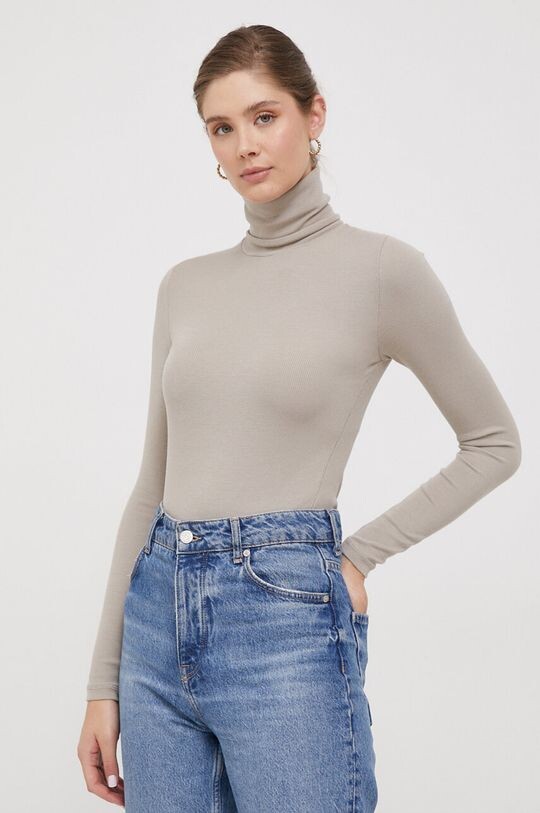 

Футболка с длинными рукавами Calvin Klein, бежевый