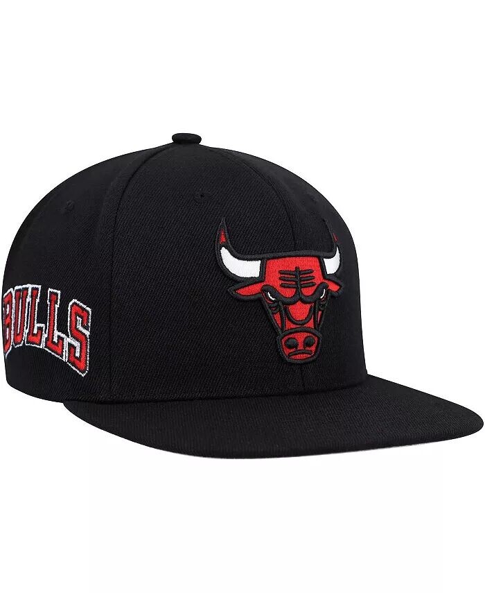 

Мужская черная кепка Chicago Bulls Side Core 2.0 Snapback Mitchell & Ness, черный