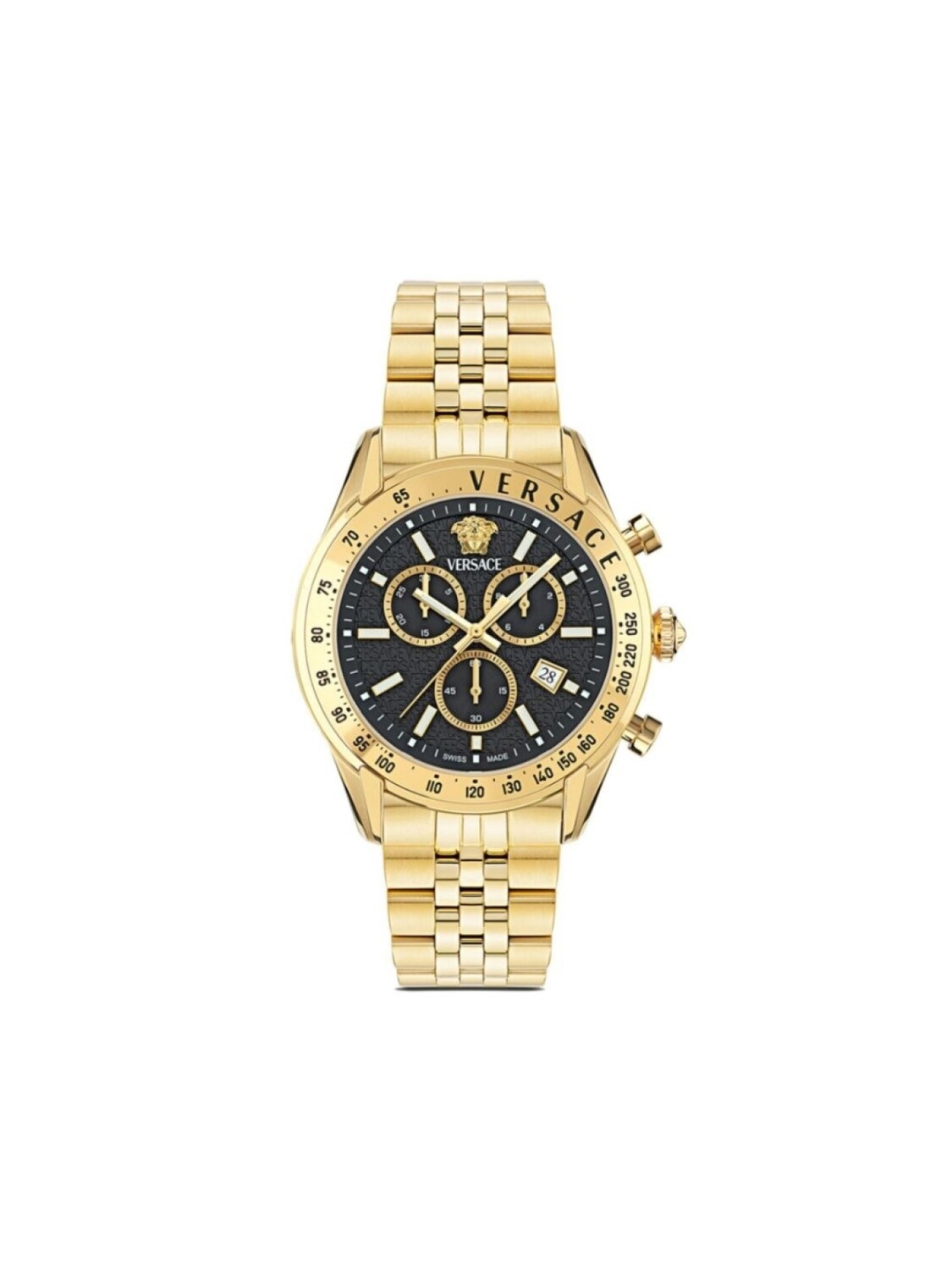 

Versace наручные часы Aion Chrono 45 мм, черный