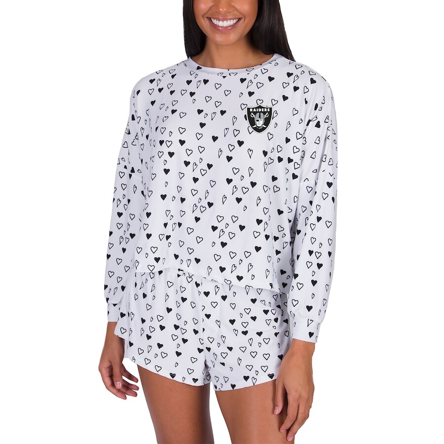 

Пижамный комплект Concepts Sport Las Vegas Raiders, белый