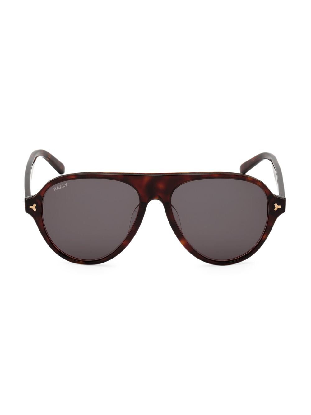 

Пластиковые солнцезащитные очки-авиаторы 57 мм Bally, красный