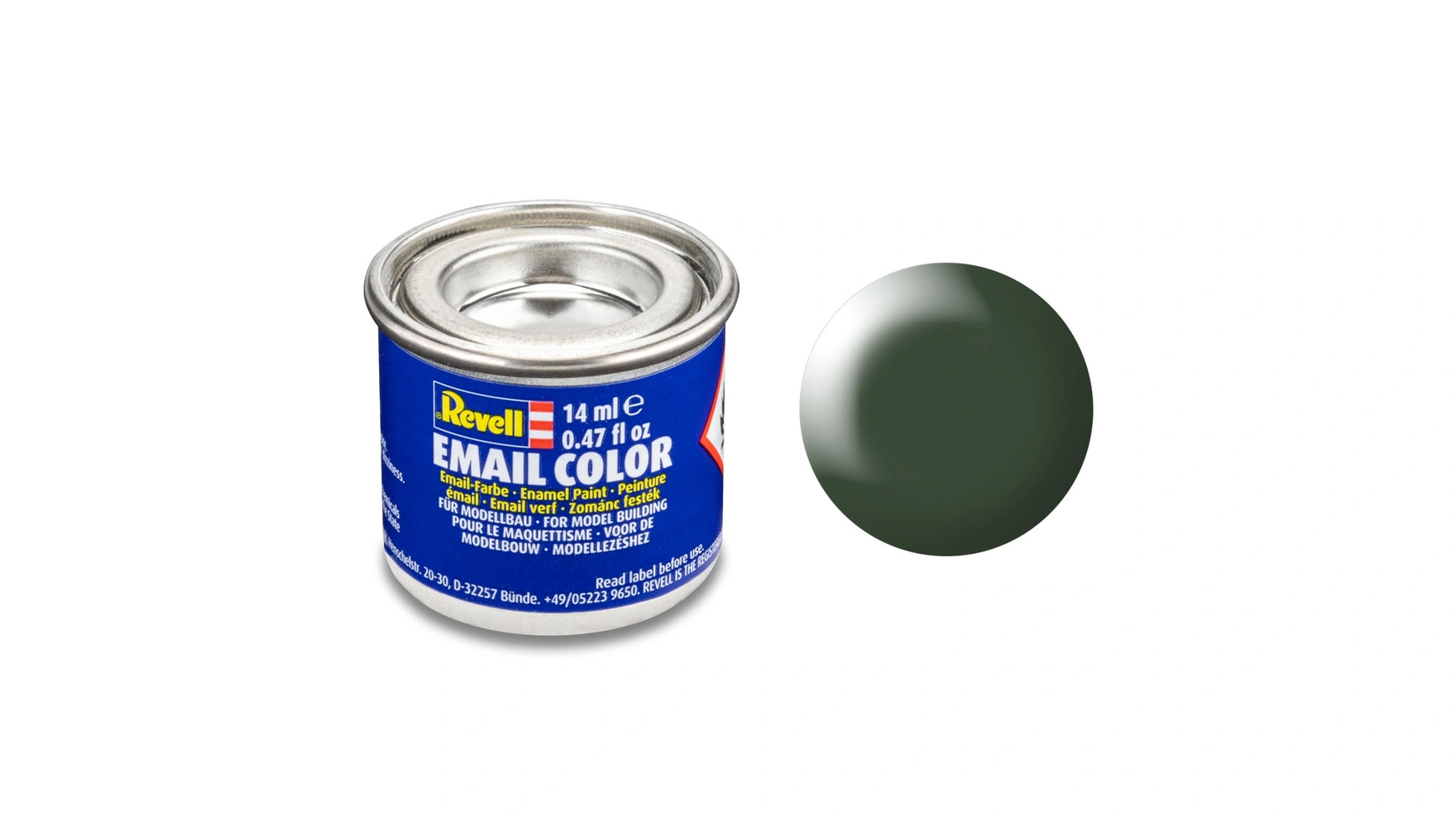 

Revell Email Color Темно-зеленый, полуматовый, 14 мл, RAL 6020