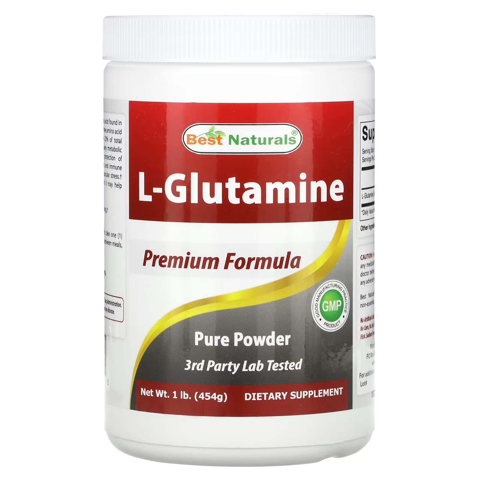 L-глутамин Best Naturals, 454 г