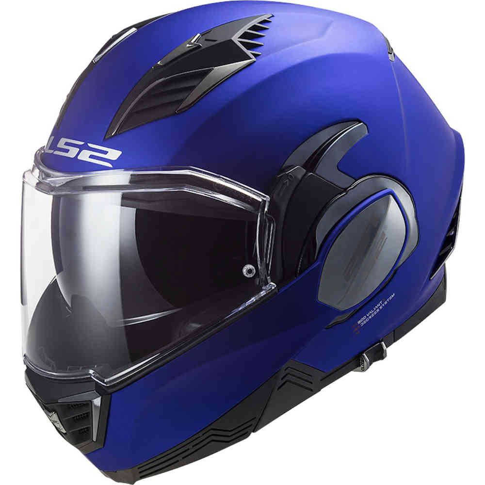 Твердый шлем FF900 Valiant II LS2, синий мэтт ff325 стробоскопический шлем ls2 черный мэтт