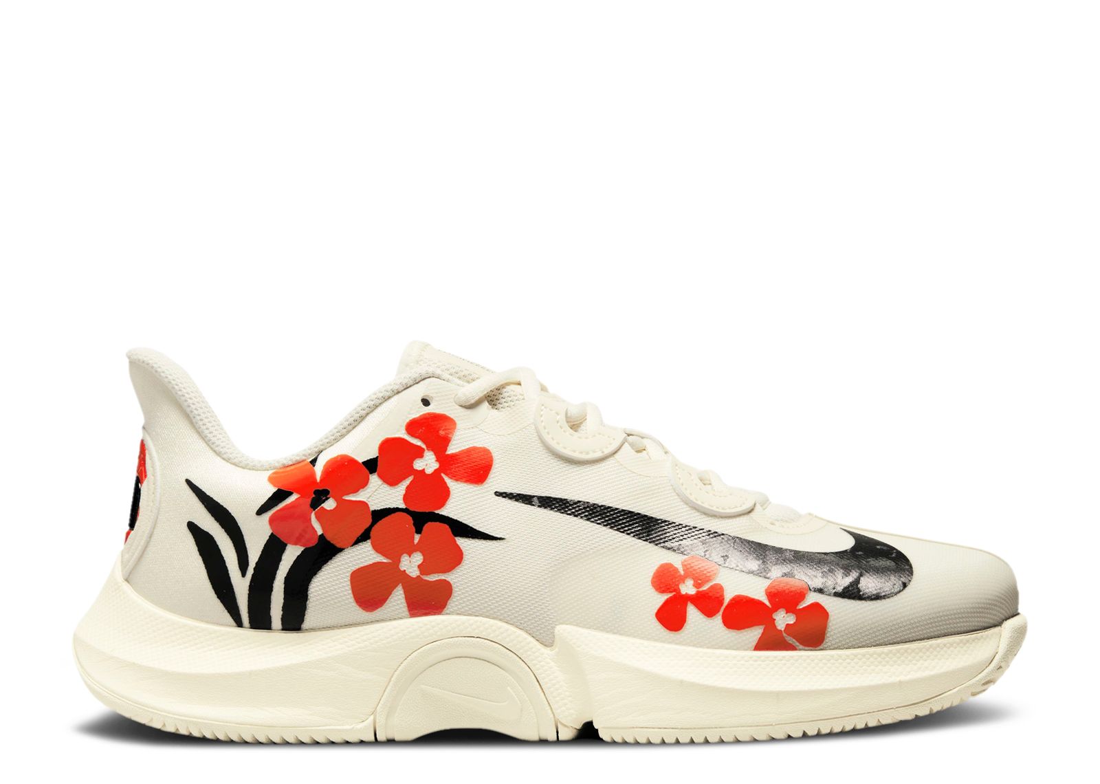 цена Кроссовки Nike Naomi Osaka X Wmns Nikecourt Air Zoom Gp Turbo Hc 'Hibiscus Flowers', кремовый