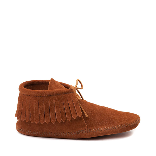 Мужские классические ботинки Minnetonka с бахромой, коричневый