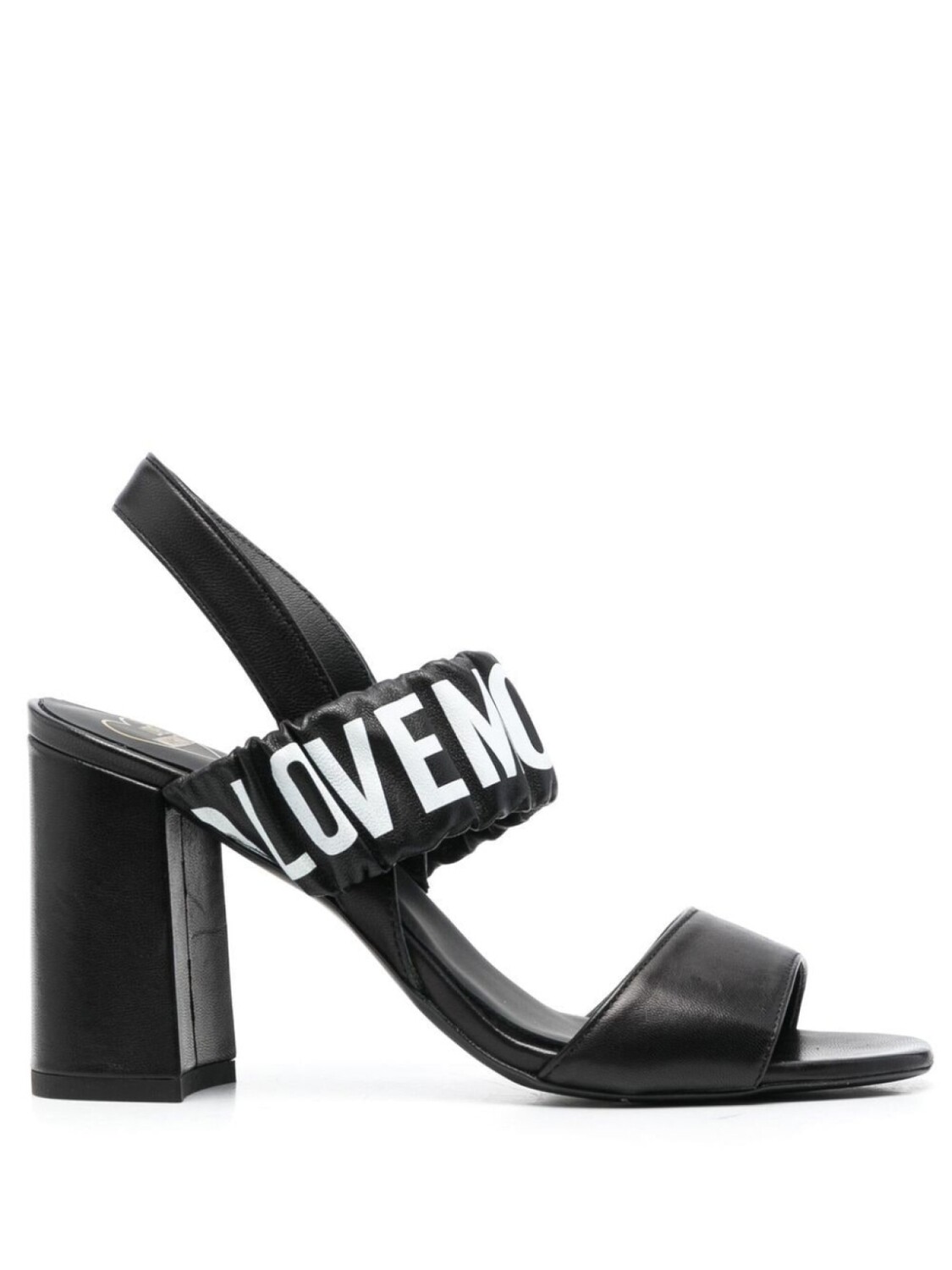 

Love Moschino туфли с ремешком на пятке и логотипом, черный