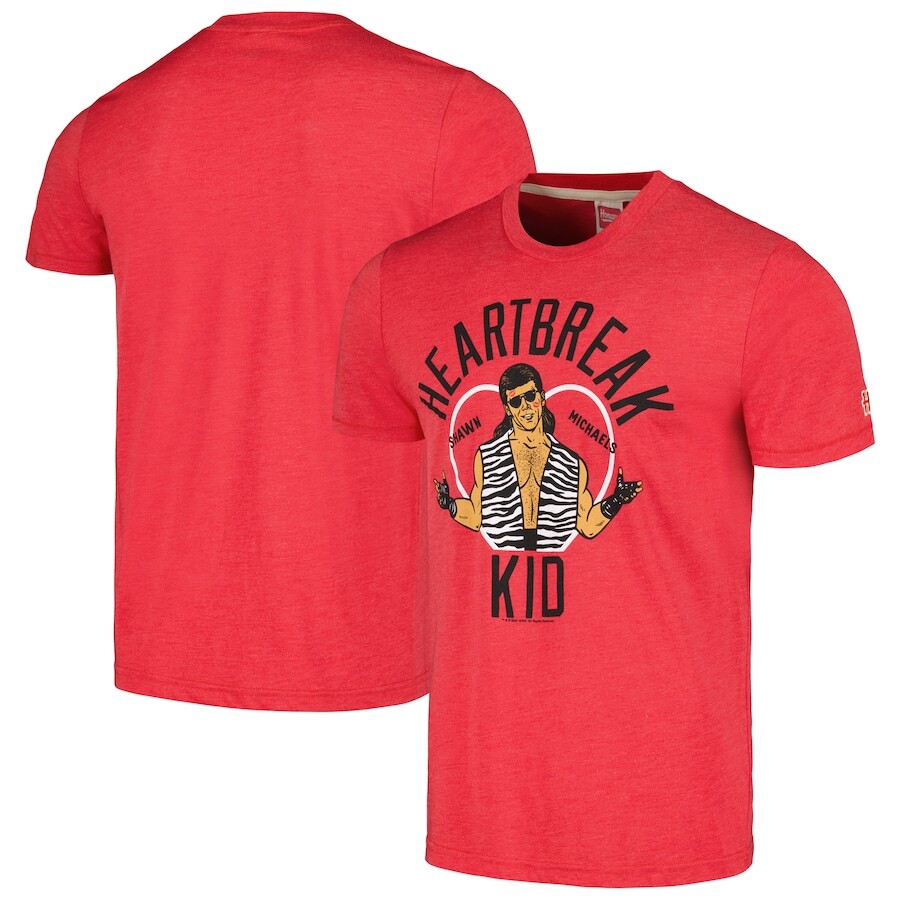 

Футболка с коротким рукавом Homage Shawn Michaels, красный