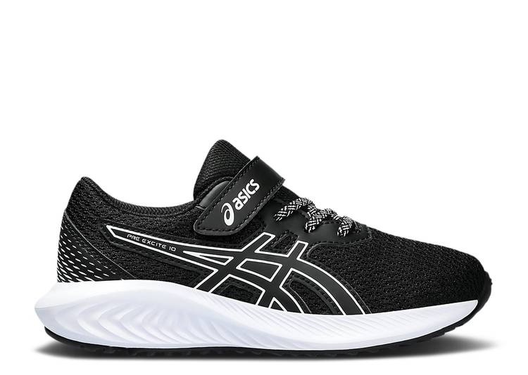 

Кроссовки ASICS PRE EXCITE 10 PS 'BLACK WHITE', черный