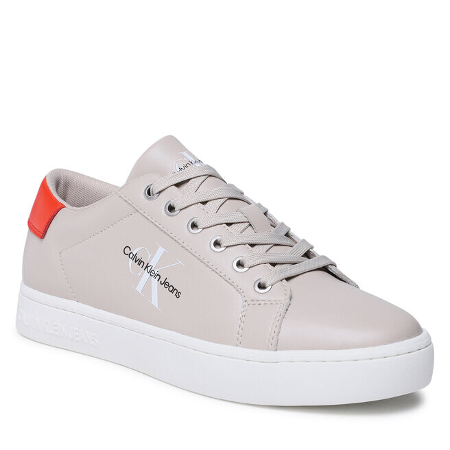 

Кроссовки Calvin Klein Jeans ClassicCupsole Laceup, бежевый