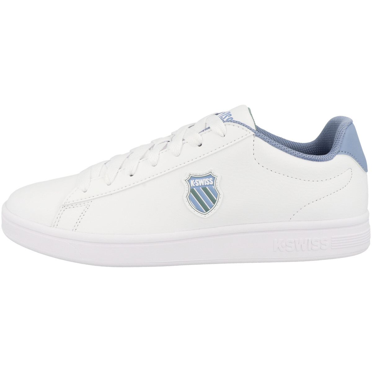 Низкие кроссовки K SWISS low Court Shield, белый кроссовки k swiss court shield white classic blue