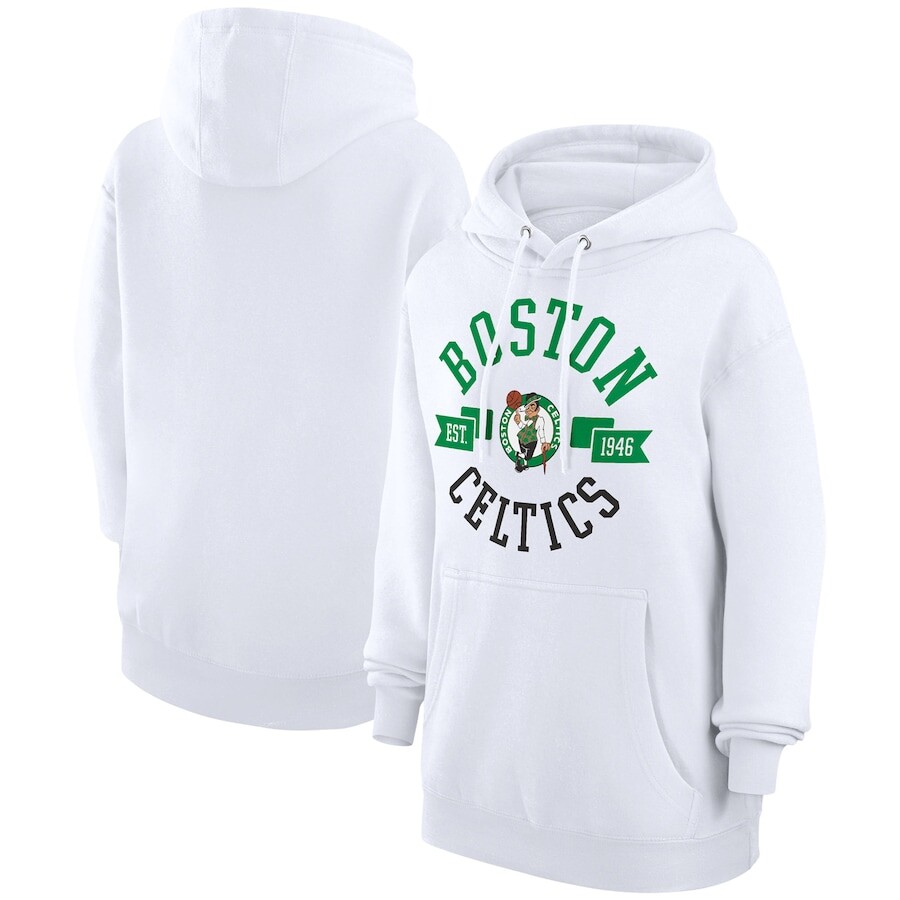 

Пуловер с капюшоном G-III 4Her by Carl Banks Boston Celtics, белый