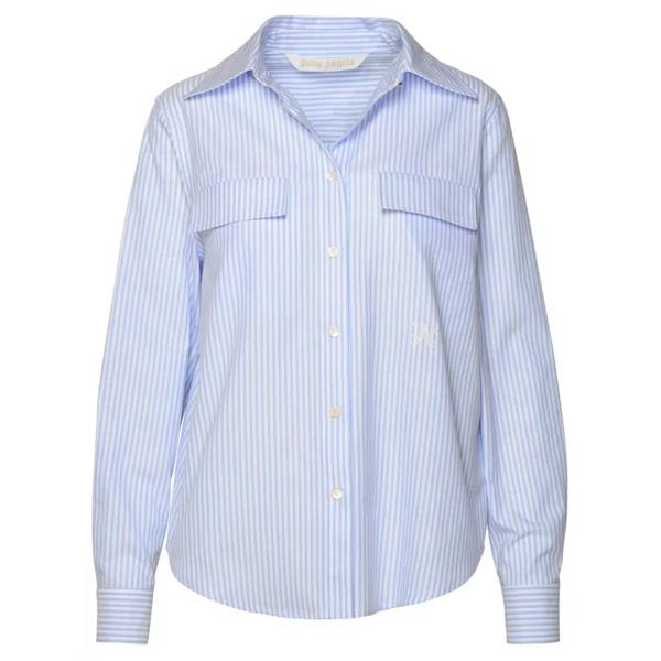 

Футболка light cotton shirt Palm Angels, синий