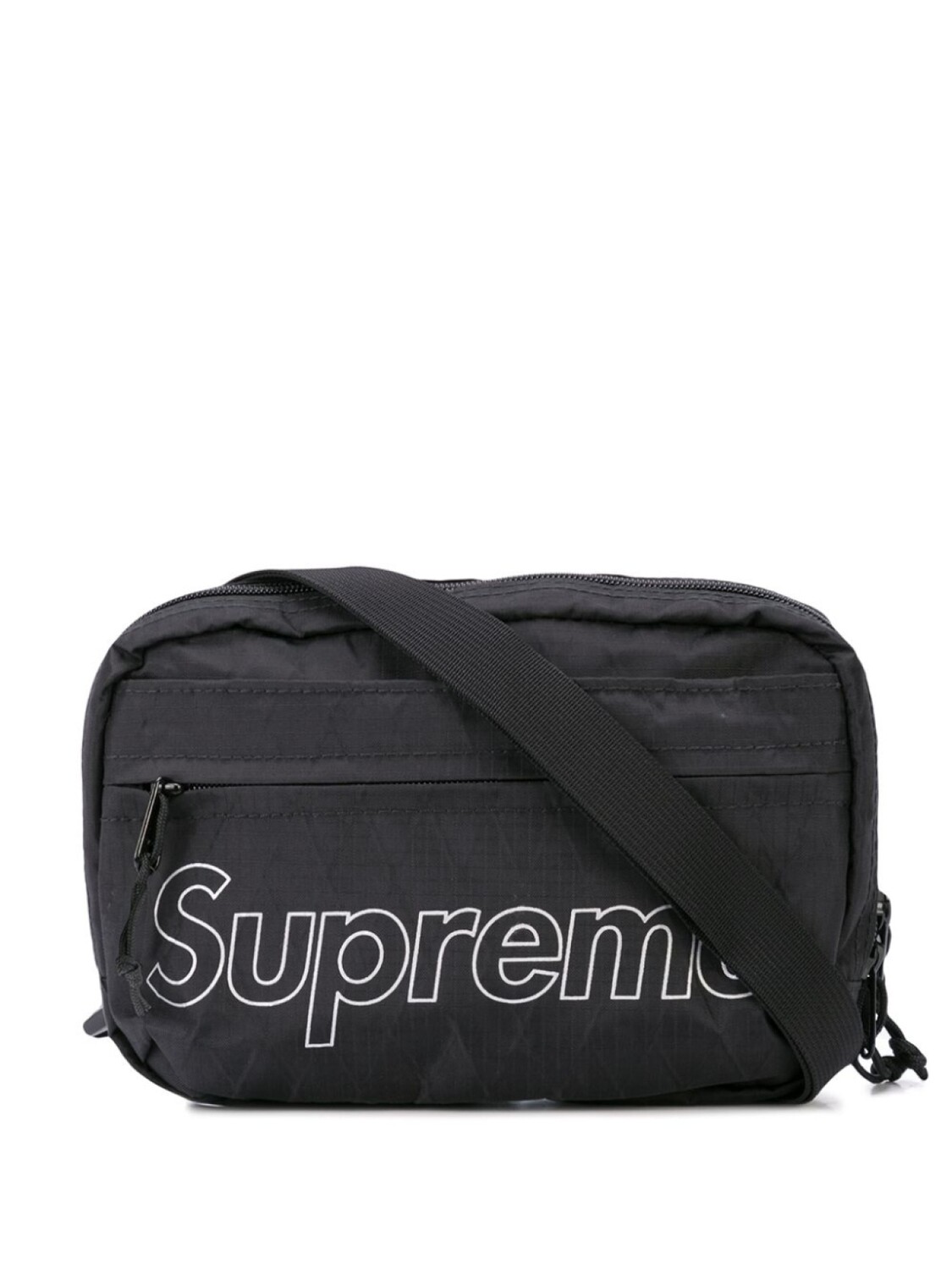 

Supreme сумка на плечо с логотипом, черный