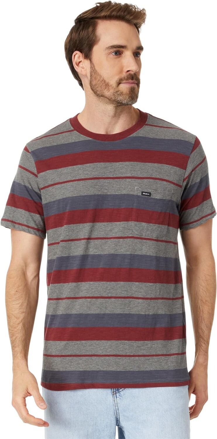 

Футболка с короткими рукавами Magnolia Crew RVCA, цвет Dark Grey Heather