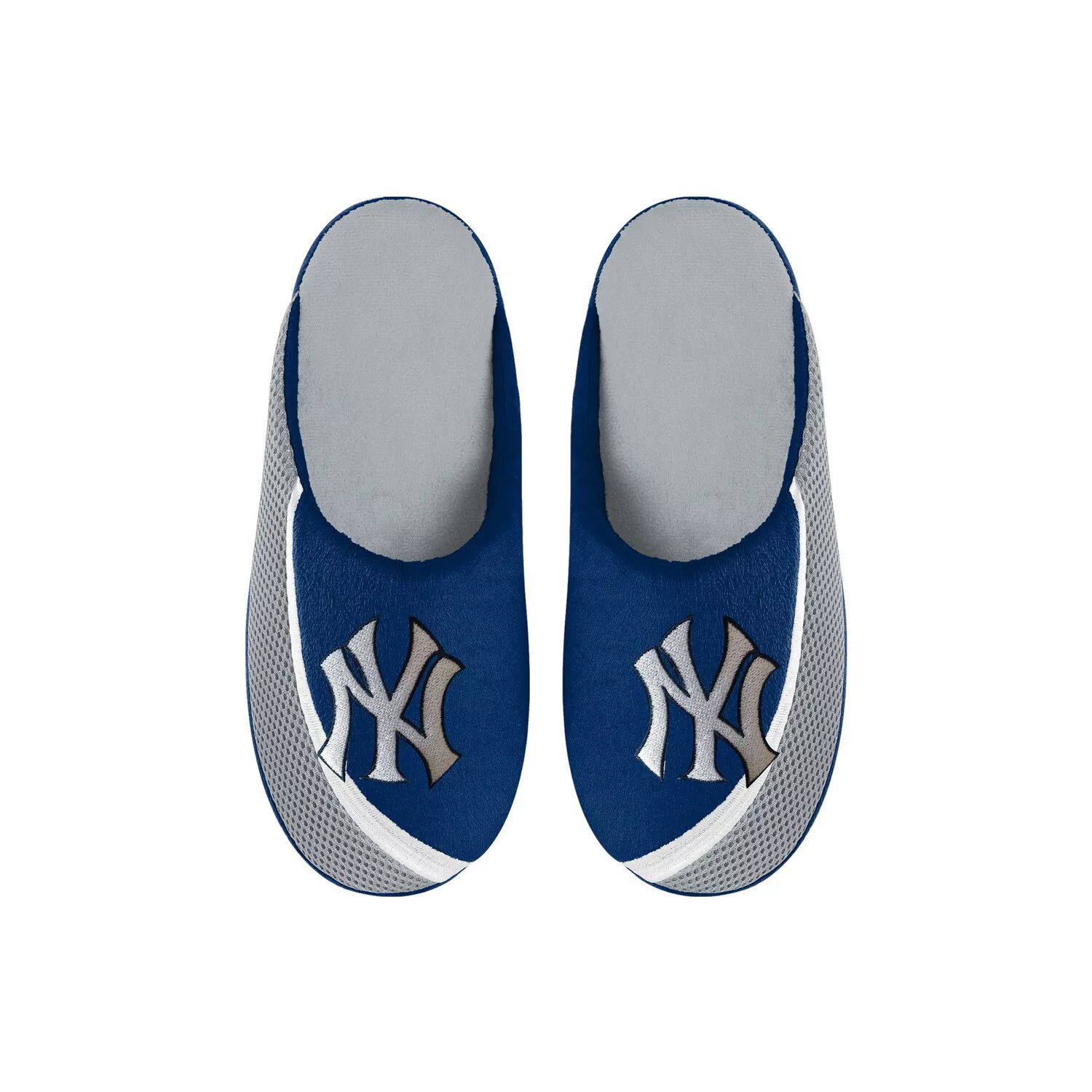 

Молодежные тапочки FOCO New York Yankees с цветным краем и большим логотипом Unbranded