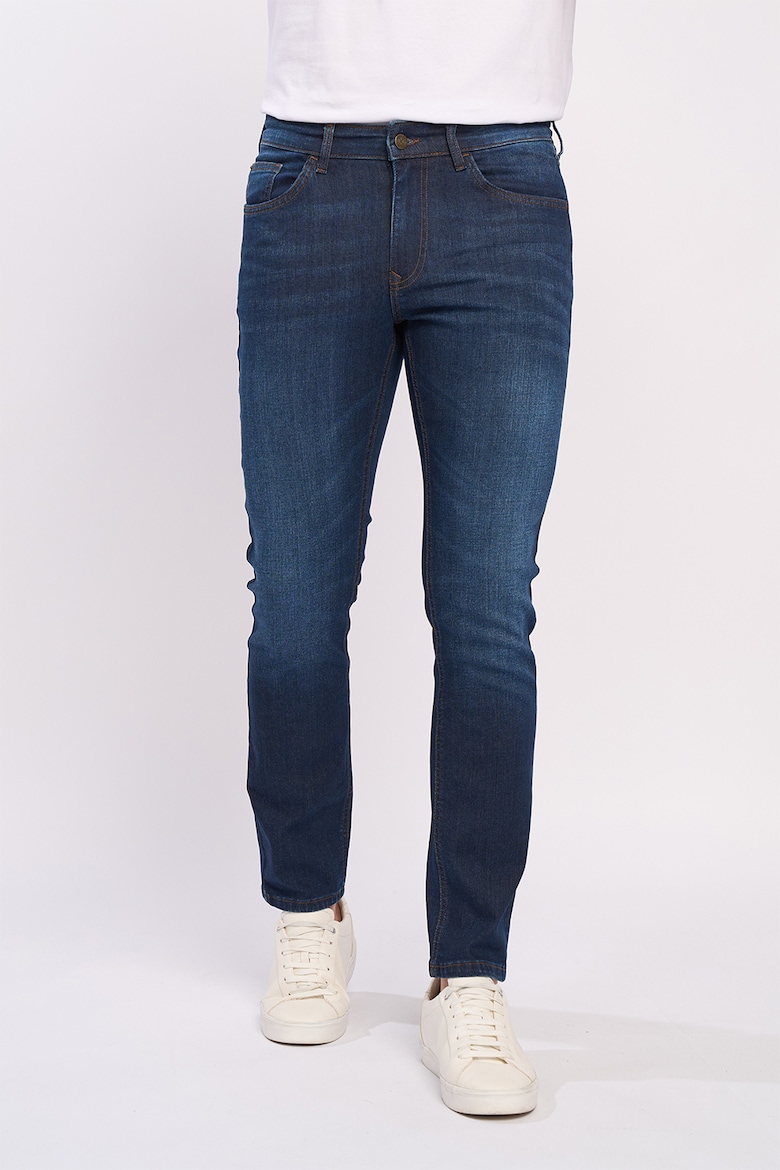 Узкие джинсы с 5 карманами Kvl By Kenvelo, синий супертонкие джинсы kvl by kenvelo черный