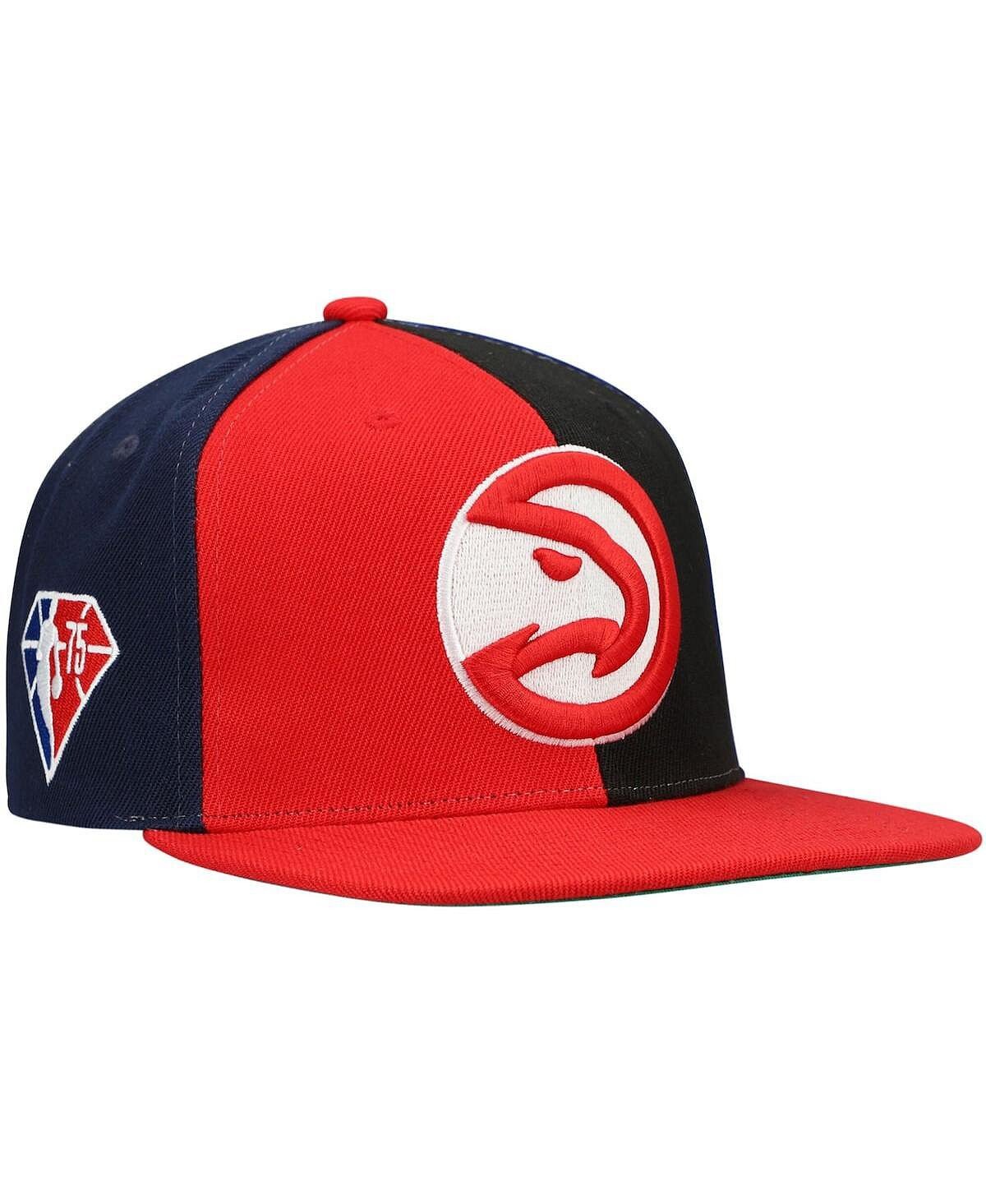 

Мужская команда Red Atlanta Hawks, 75-летие НБА Что Кепка Snapback Mitchell & Ness